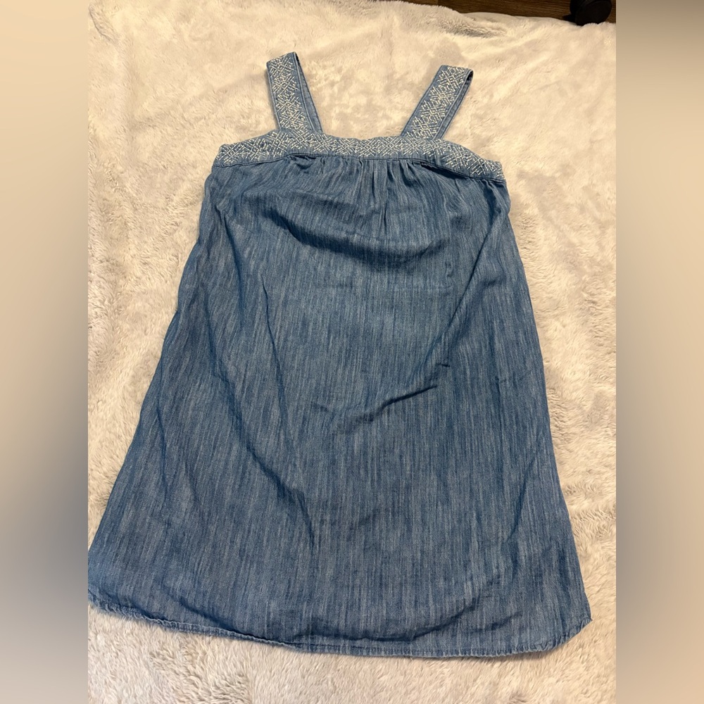 Universal Thread Light Blue Chambray Mini Dress